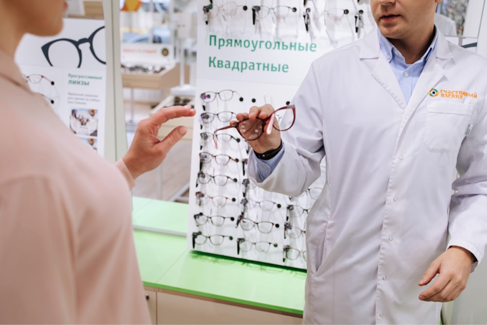 Очки с защитой синего света в оптике