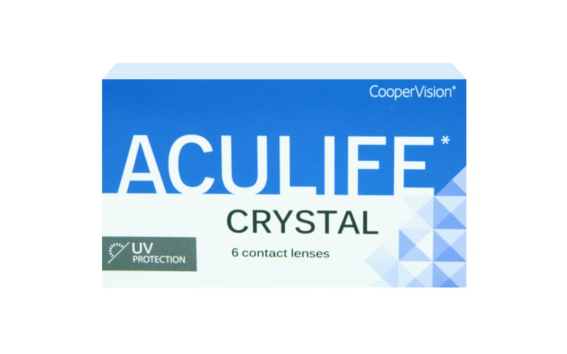 Силикон-гидрогелевые линзы Aculife Crystal на 1 месяц
