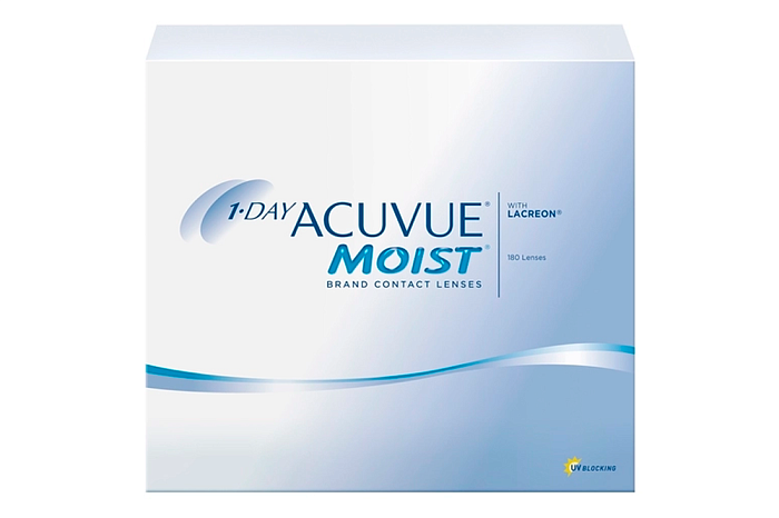 Контактные линзы 1-Day Acuvue Moist (180 линз)