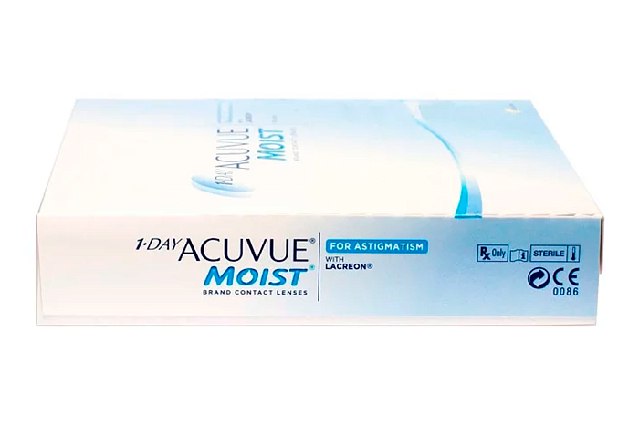 Контактные линзы - 1-Day Acuvue Moist For Astigmatism (90 линз) - 1