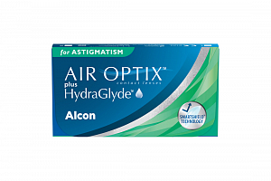 Контактные линзы AIR OPTIX plus HydraGlyde for Astigmatism (3 линзы)