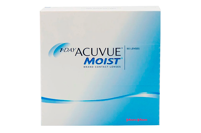 Контактные линзы 1-Day Acuvue Moist (90 линз)