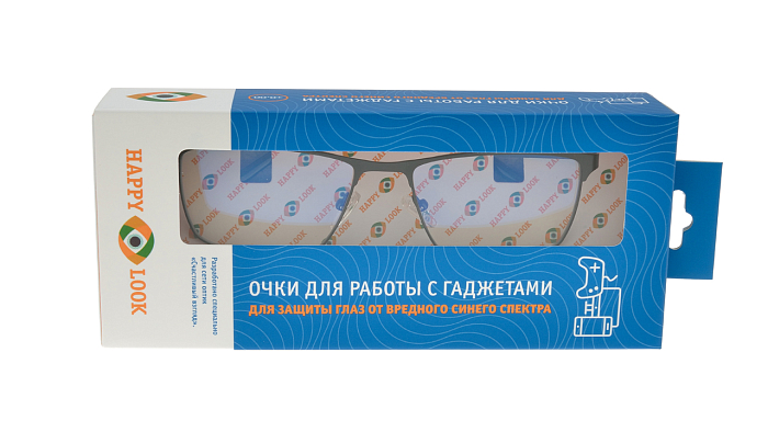 Очки для компьютера -  Happy Look I-Block 003 C1 (+0.00) - 3