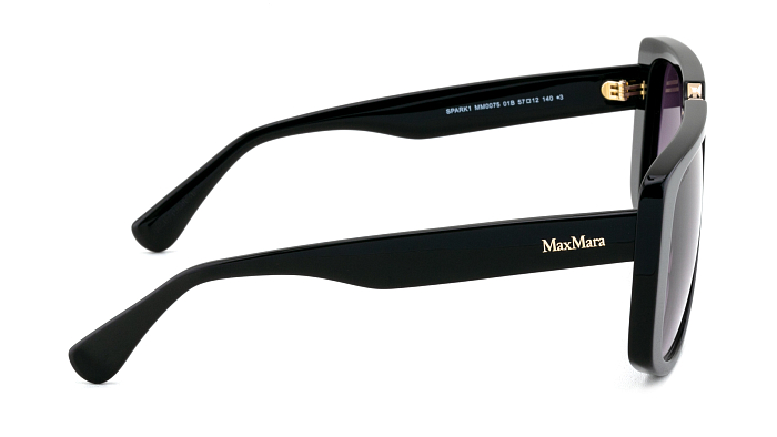 Солнцезащитные очки -  Max Mara MM 0075 01B 57 (+) - 2