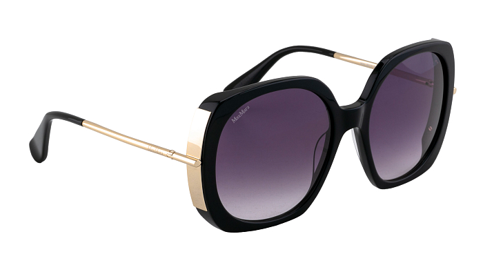 Солнцезащитные очки -  Max Mara MM 0079 01B 58 (+) - 1