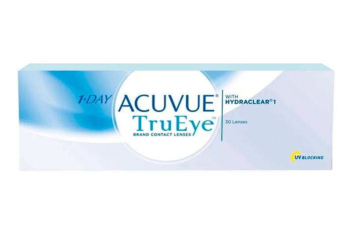 Контактные линзы - 1-Day Acuvue Tru Eye with Hydraclear (30 линз) - 0