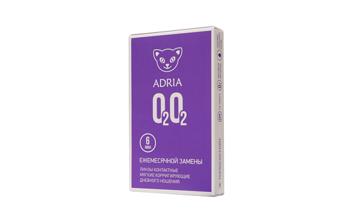 Контактные линзы - Контактные линзы ADRIA O2O2 (6 линз) - 2