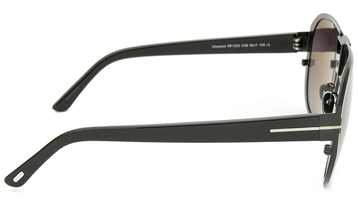 Солнцезащитные очки -  Tom Ford 1072 01B 64 (+) - 2