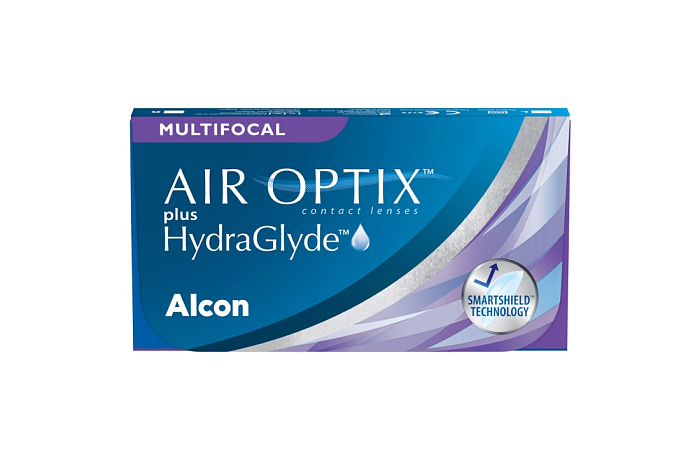 Контактные линзы - AIR OPTIX plus HydraGlyde Multifocal (3 линзы) - 0