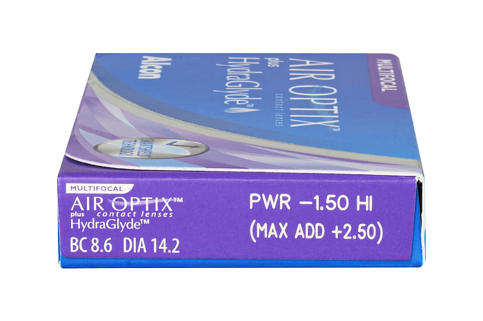 Контактные линзы - AIR OPTIX plus HydraGlyde Multifocal (3 линзы) - 3