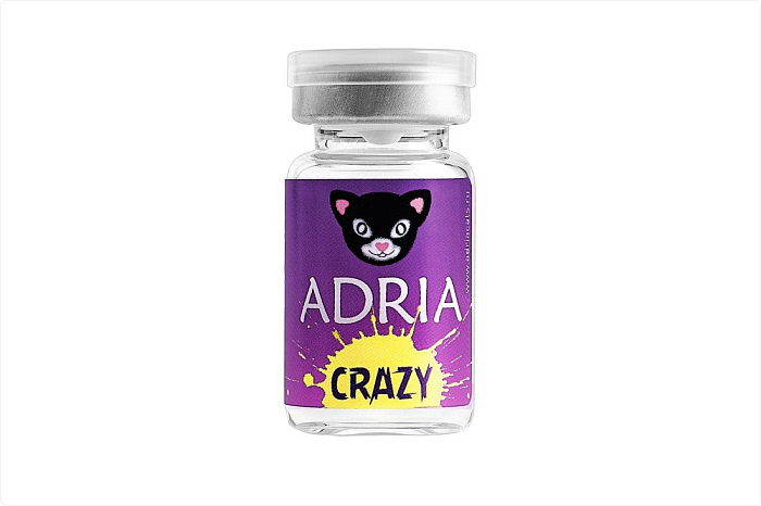 Контактные линзы - Adria Crazy (1 линза) - 0