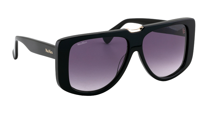 Солнцезащитные очки -  Max Mara MM 0075 01B 57 (+) - 1