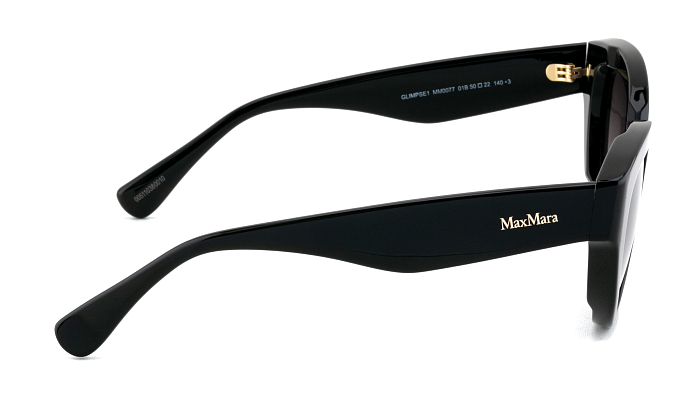 Солнцезащитные очки -  Max Mara MM 0077 01B 50 (+) - 2
