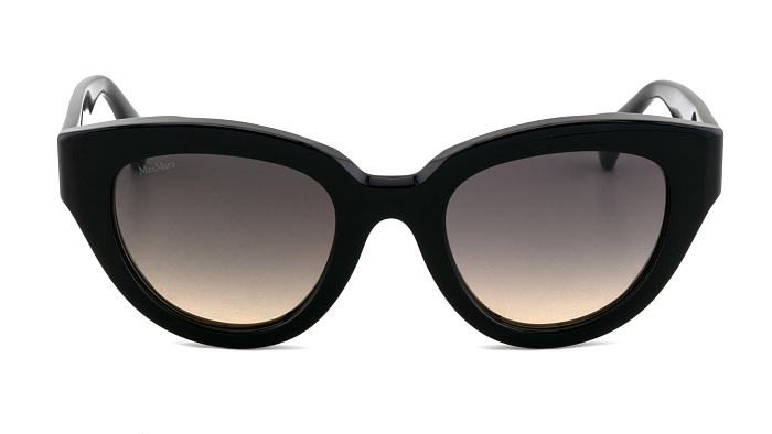 Солнцезащитные очки -  Max Mara MM 0077 01B 50 (+) - 0