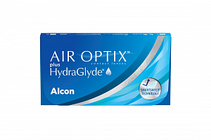 Контактные линзы AIR OPTIX Plus HydraGlyde (3 линзы)