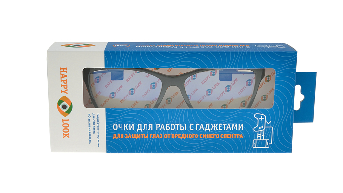 Очки для компьютера -  Happy Look I-Block 002 C1 (+0.00) - 3