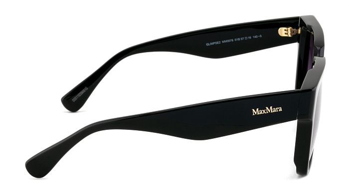Солнцезащитные очки -  Max Mara MM 0078 01B 57 (+) - 2