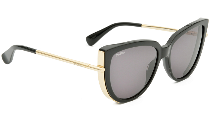Солнцезащитные очки -  Max Mara MM 0095 01A 56 (+) - 1